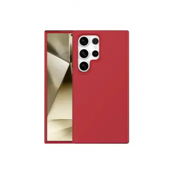 Lopard Samsung Galaxy S24 Ultra Kılıf First Silikon - Kırmızı