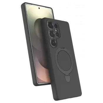 Lopard Samsung Galaxy S24 Ultra Regal Magsafe Standlı Kapak - Titan Gri