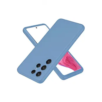 Lopard Samsung Galaxy S25 Ultra Kılıf First Silikon - Mavi