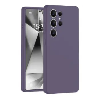 Lopard Samsung Galaxy S25 Ultra Kılıf Nano İçi Kadife Silikon - Mor