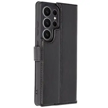 Lopard Samsung Galaxy S25 Ultra Kılıf Trend S Plus Kapaklı Kılıf - Siyah