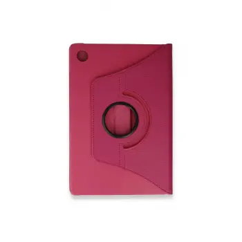 Lopard Samsung Galaxy Tab A9 Plus Kılıf 360 Tablet Deri Kılıf - Pembe