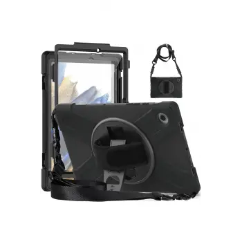 Lopard Samsung Galaxy Tab A9 Plus Kılıf Amazing Tablet Kapak - Siyah