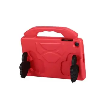 Lopard Samsung Galaxy Tab A9 Plus Kılıf Like Stantlı Tablet Silikon - Kırmızı