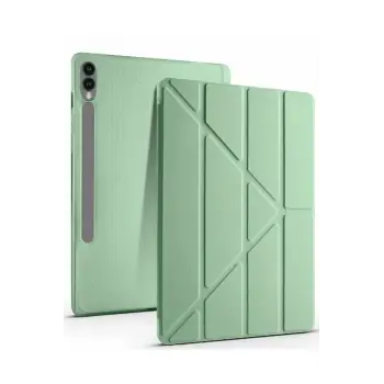 Lopard Samsung Galaxy X510 Tab S9 Fe 11 Kılıf Kalemlikli Mars Tablet Kılıfı - Açık Yeşil