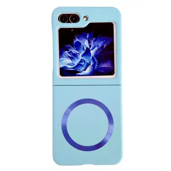 Lopard Samsung Galaxy Z Flip 5 Kılıf Mata Fold Kapak - Sierra Blue