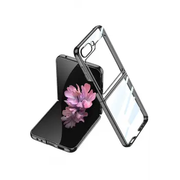 Lopard Samsung Galaxy Z Flip 6 Kılıf Fold Element Kapak - Siyah