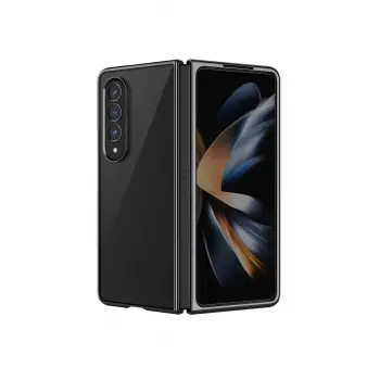 Lopard Samsung Galaxy Z Fold 4 Kılıf Fold Element Kapak - Siyah