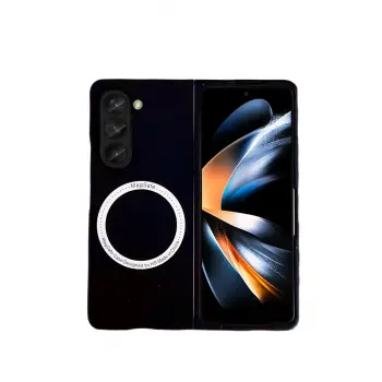 Lopard Samsung Galaxy Z Fold 5 Kılıf Mata Fold Kapak - Siyah