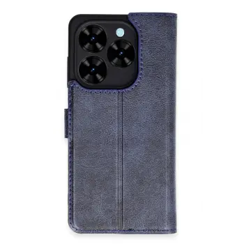 Lopard Tecno Spark Go 2024 Kılıf Trend S Plus Kapaklı Kılıf - Lacivert