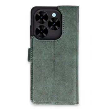 Lopard Tecno Spark Go 2024 Kılıf Trend S Plus Kapaklı Kılıf - Yeşil