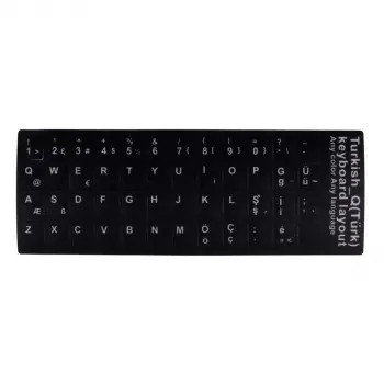 Lopard Türkçe Karakter Klavye Tuş Koruyucu Sticker