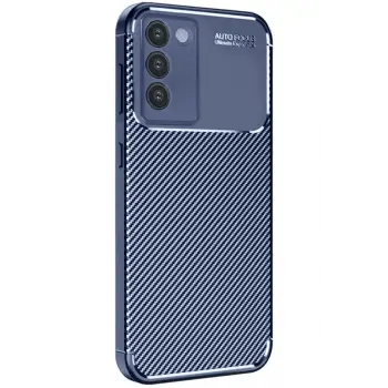 Lopard Vivo V30 Lite 4g Kılıf Auto Focus Karbon Kapak - Lacivert