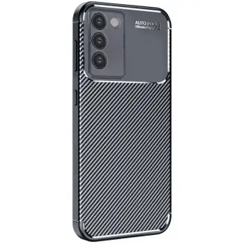 Lopard Vivo V30 Lite 4g Kılıf Auto Focus Karbon Kapak - Siyah