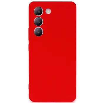 Lopard Vivo V30 Lite 4g Kılıf First Silikon - Kırmızı