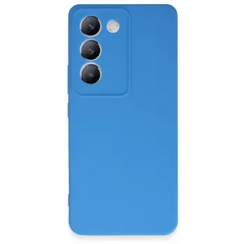 Lopard Vivo V30 Lite 4g Kılıf First Silikon - Mavi