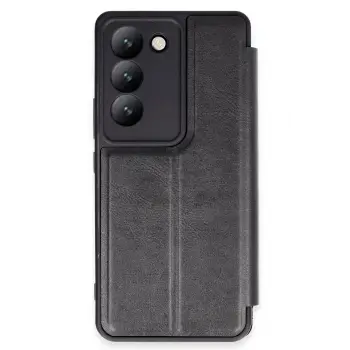 Lopard Vivo V30 Lite 4g Kılıf Flip Cover - Siyah