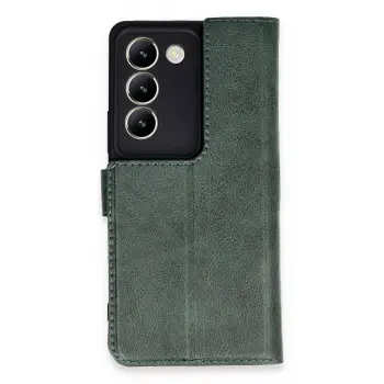 Lopard Vivo V30 Lite 4g Kılıf Trend S Plus Kapaklı Kılıf - Yeşil