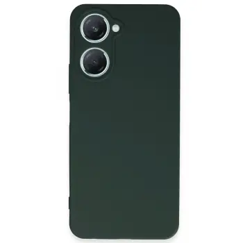 Lopard Vivo Y18 Kılıf First Silikon - Koyu Yeşil