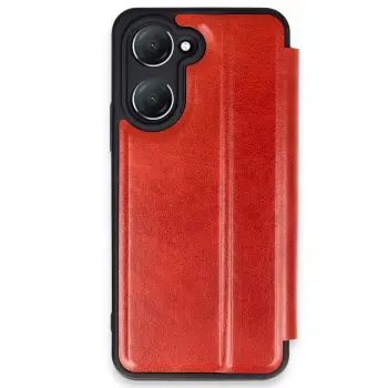 Lopard Vivo Y18 Kılıf Flip Cover - Kırmızı