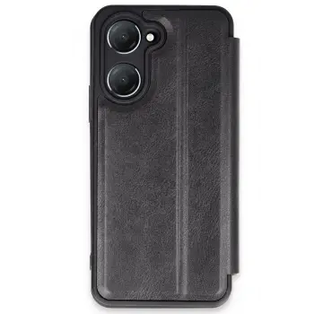 Lopard Vivo Y18 Kılıf Flip Cover - Siyah