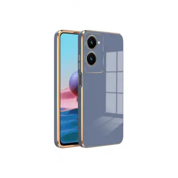 Lopard Vivo Y18 Kılıf Volet Silikon - Mavi