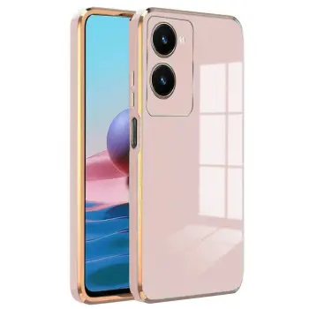 Lopard Vivo Y18 Kılıf Volet Silikon - Pembe