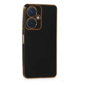 Lopard Vivo Y27 Kılıf Volet Silikon - Siyah