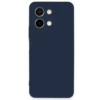 Lopard Vivo Y28 Kılıf First Silikon - Lacivert