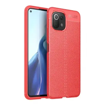 Lopard Xiaomi Mi 11 Lite Kılıf Auto Focus Kapak - Kırmızı