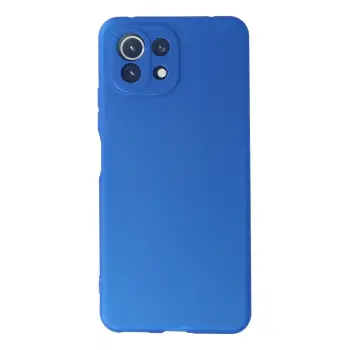 Lopard Xiaomi Mi 11 Lite Kılıf First Silikon - Mavi