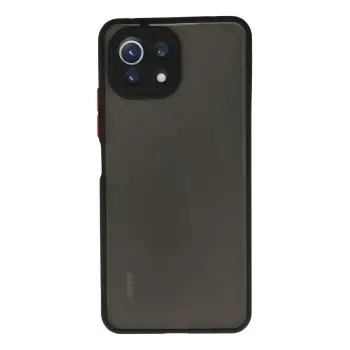 Lopard Xiaomi Mi 11 Lite Kılıf Montreal Silikon Kapak - Siyah