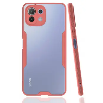 Lopard Xiaomi Mi 11 Lite Kılıf Platin Silikon - Pembe