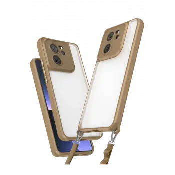 Lopard Xiaomi Mi 13t Pro Kılıf Penta Silikon Kılıf - Çöl Titanyum