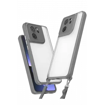 Lopard Xiaomi Mi 13t Pro Kılıf Penta Silikon Kılıf - Titan Gri