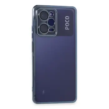 Lopard Xiaomi Poco X5 Pro 5g Kılıf Razer Lensli Silikon - Açık Mavi