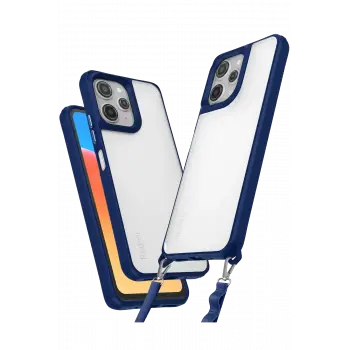 Lopard Xiaomi Redmi 12 Kılıf Penta Silikon Kılıf - Lacivert