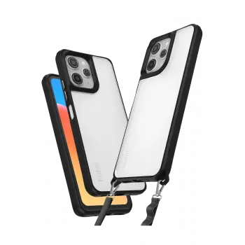 Lopard Xiaomi Redmi 12 Kılıf Penta Silikon Kılıf - Siyah