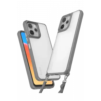 Lopard Xiaomi Redmi 12 Kılıf Penta Silikon Kılıf - Titan Gri