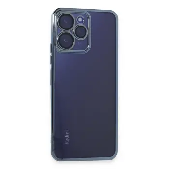 Lopard Xiaomi Redmi 12 Kılıf Razer Lensli Silikon - Açık Mavi