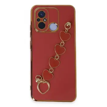 Lopard Xiaomi Redmi 12c Kılıf Esila Silikon - Kırmızı