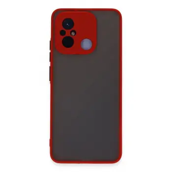 Lopard Xiaomi Redmi 12c Kılıf Montreal Silikon Kapak - Kırmızı