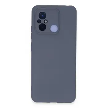 Lopard Xiaomi Redmi 12c Kılıf Nano İçi Kadife Silikon - Gri