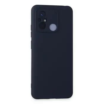 Lopard Xiaomi Redmi 12c Kılıf Nano İçi Kadife Silikon - Lacivert