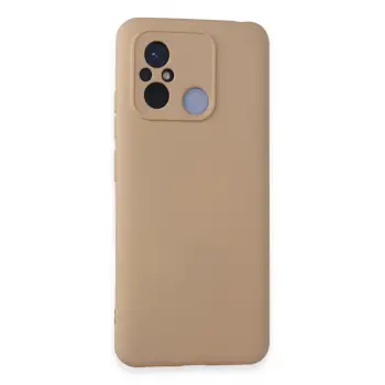 Lopard Xiaomi Redmi 12c Kılıf Nano İçi Kadife Silikon - Pudra