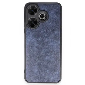 Lopard Xiaomi Redmi 13 4g Kılıf Aras Deri Kapak - Lacivert