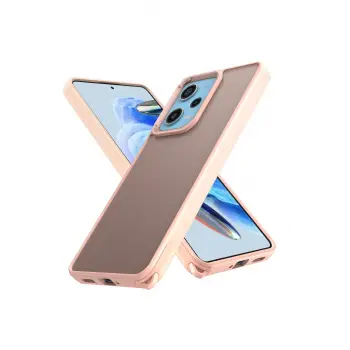 Lopard Xiaomi Redmi 13 4g Kılıf Elegant Kapak - Pudra