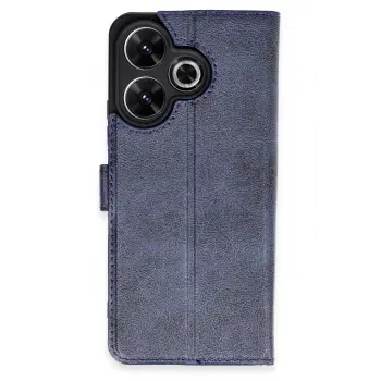 Lopard Xiaomi Redmi 13 4g Kılıf Trend S Plus Kapaklı Kılıf - Lacivert