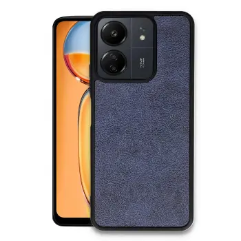 Lopard Xiaomi Redmi 13c Kılıf Aras Deri Kapak - Lacivert