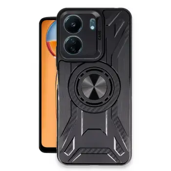 Lopard Xiaomi Redmi 13c Kılıf Lincoln Silikon - Siyah